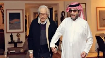 تركي آل الشيخ يزور فاروق حسني في القاهرة بزيارة خاصة